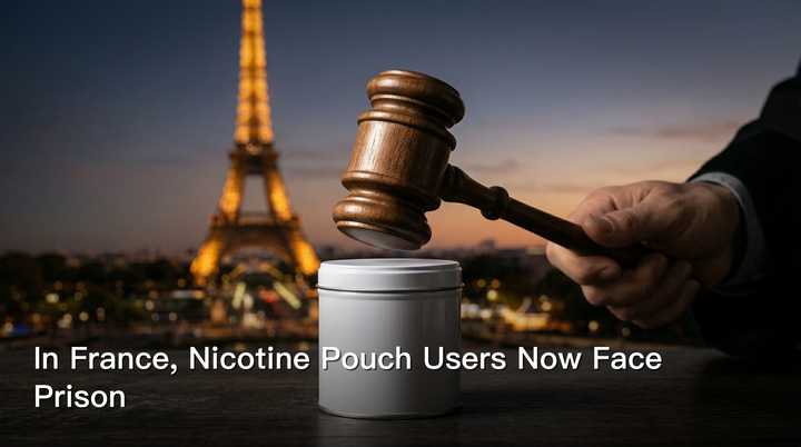 France nicotine pouch ban prison enforcement 2026