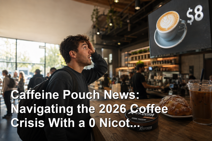 Caffeine Pouch News: Navigating the 2026 Coffee Crisis With a 0 Nicotine Upgrade