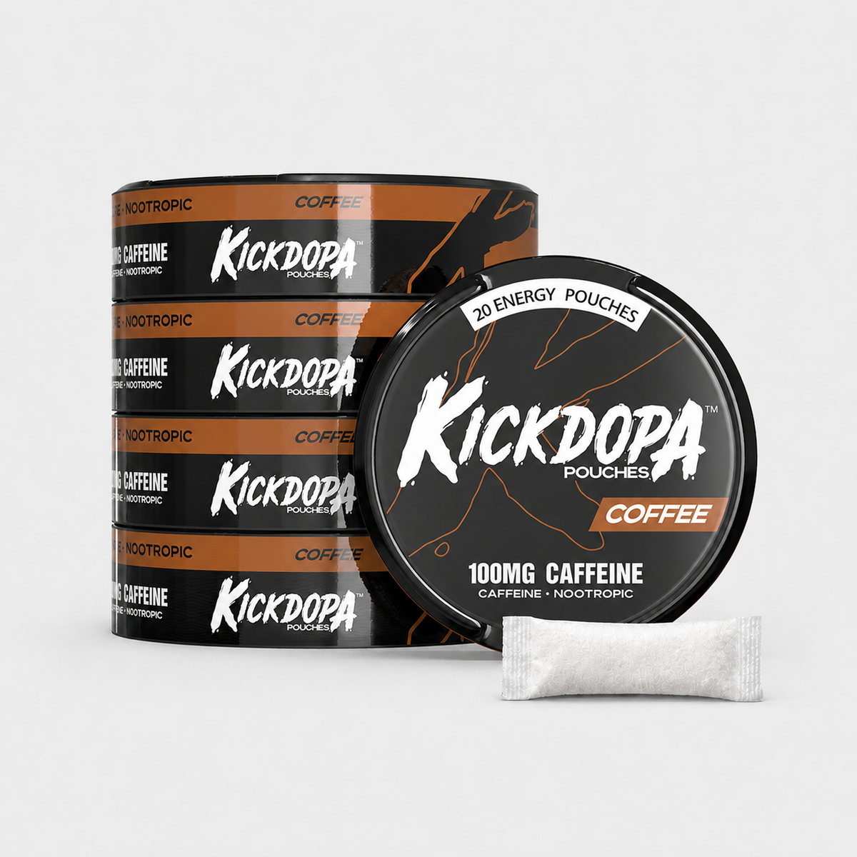 Kadu コラゲリード エクストラソープ Kickdopa Energy Pouches | 100mg Caffeine + Nootropics, Nicotine